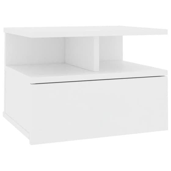 Κομοδίνο Vidaxl Κρεμαστό Από Μοριοσανίδα 40x31x27 cm - Λευκό image 0