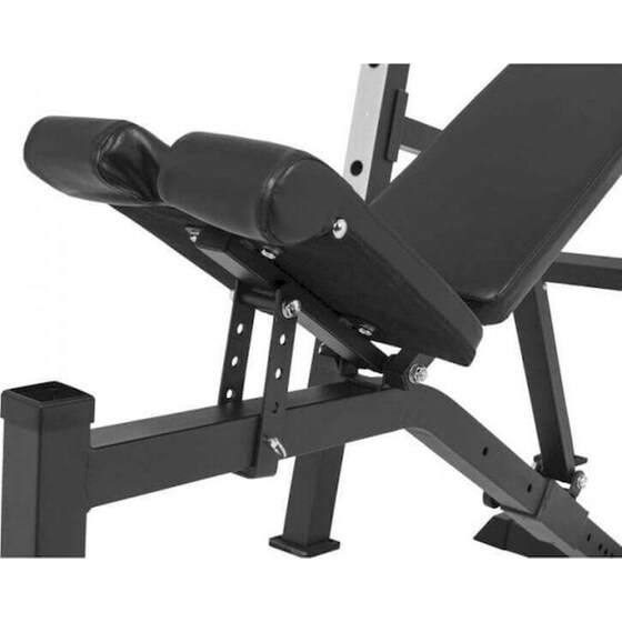 Πολλαπλών Χρήσεων Πάγκος Γυμναστικής GorillaSports G132 150x50x55cm - Μαύρο image 5