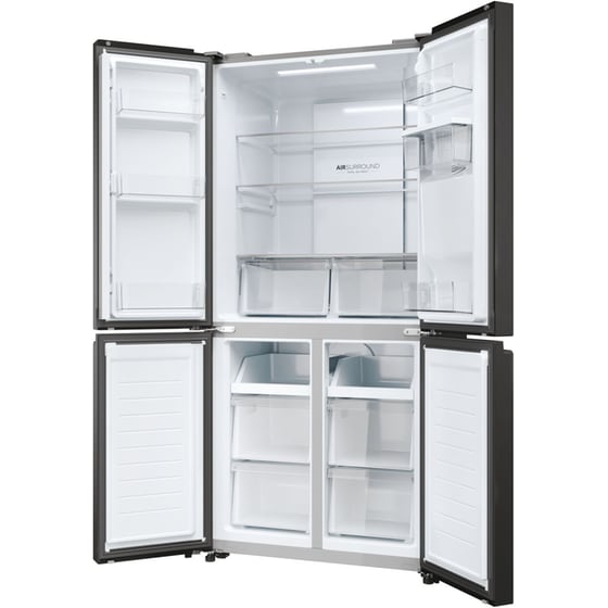 HAIER HCR3818EWPT Total No Frost 463 Lt Μαύρο Ψυγείο Ντουλάπα image 6
