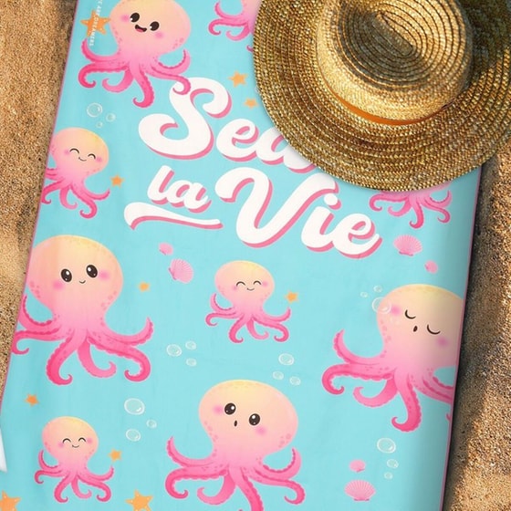 Πετσέτα Θαλάσσης Legami Octopus 85 x 180 cm image 3