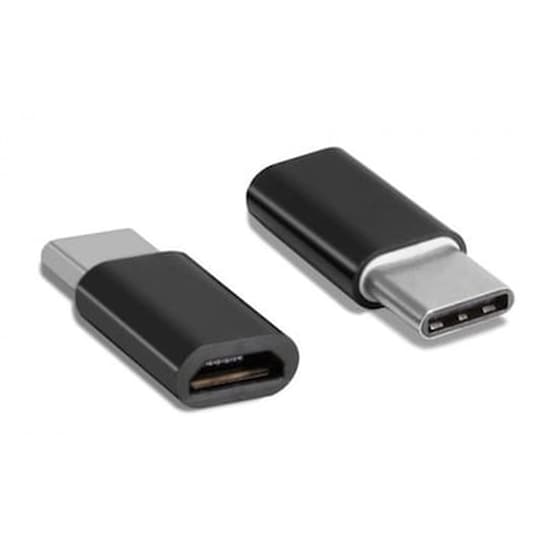 Αντάπτορας Powertech USB-C male σε micro USB female image 0