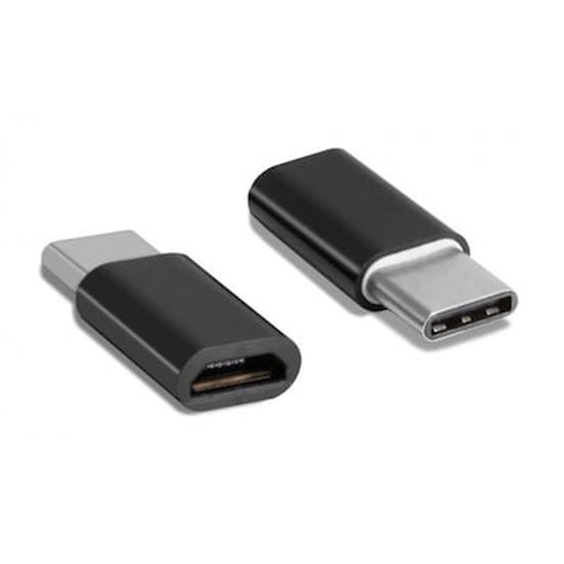 Αντάπτορας Powertech USB-C male σε micro USB female