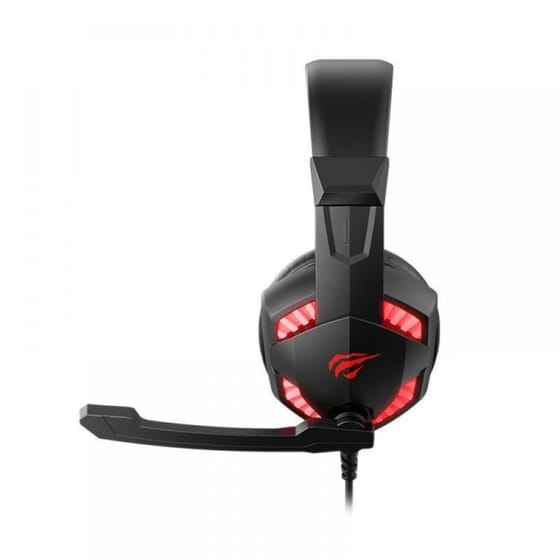Havit H2032d Gaming Ακουστικά - Μαύρα/Κόκκινα image 3