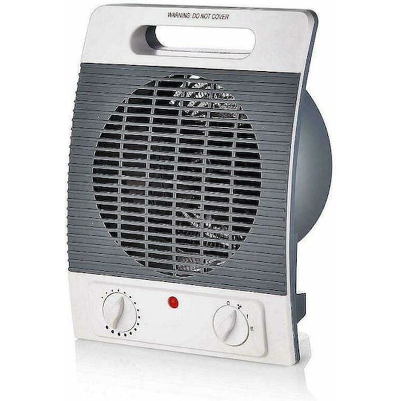 CROWN CROWN CFH-909V 2000W Αερόθερμο Δαπέδου Λευκο/Γκρι