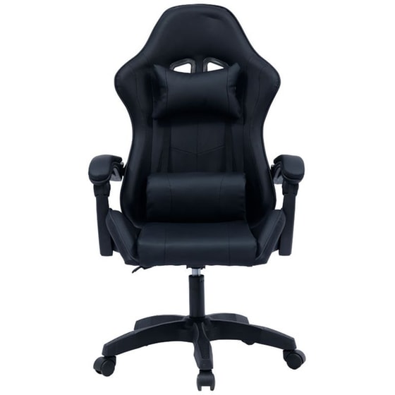 Καρέκλα Γραφείου Gaming William Pakoworld Pu Μαύρο – 275-000013 image 1