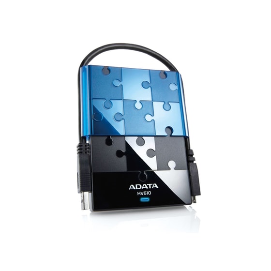 Εξωτερικός σκληρός δίσκος ADATA DashDrive 500GB 2.5" USB 3.0 HV610Μαύρο image 0