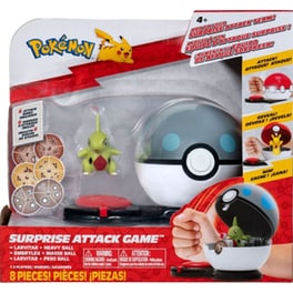Φιγούρα Jazwares Pokemon Suprise Attack - Larvitar With Heavy Ball