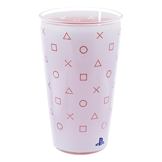 Ποτήρι Paladone Playstation Γυάλινο 400 ml - Γκρι image 1