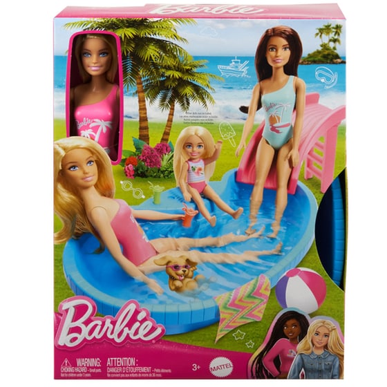 Κούκλα Barbie Και Πισίνα (HRJ74) image 0