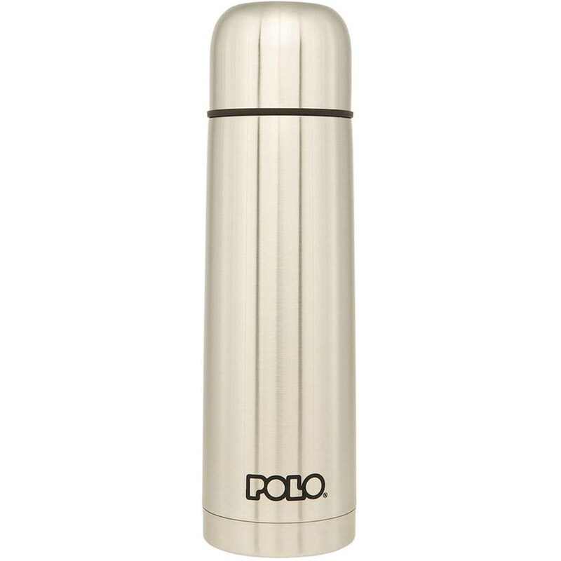 Μπουκάλι Θερμός Polo Ανοξείδωτο Ασημί 750ml POLO