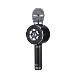 Μικρόφωνο Karaoke Wster Ws-669 Black Με Ηχείο - Μαύρο