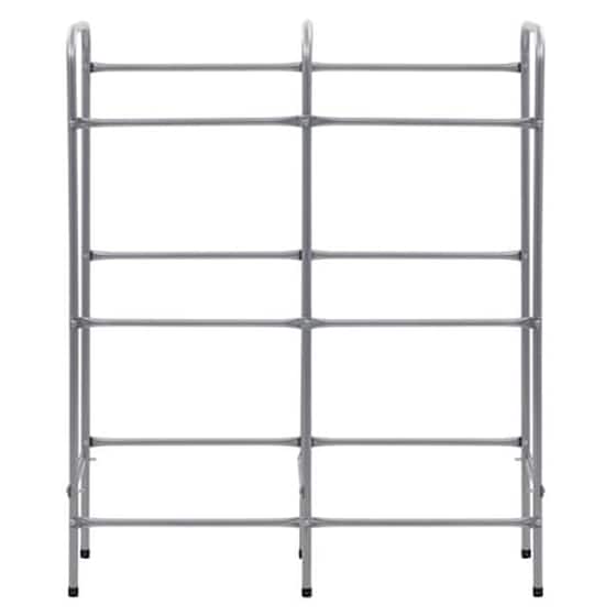 Vidaxl Σταντ Για 6 Τελάρα Αποθήκευσης Ασημί 96x33x116 Εκ. Ατσάλινο image 2