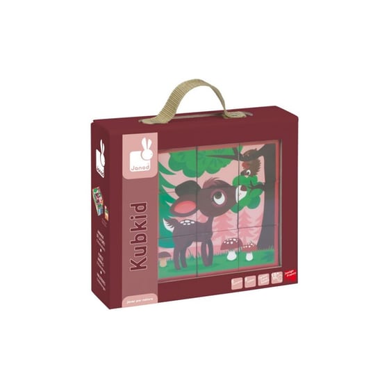 Ξύλινο Παλζ Kubkid Ζώα του Δάσους Janod (9 Κομμάτια) image 0