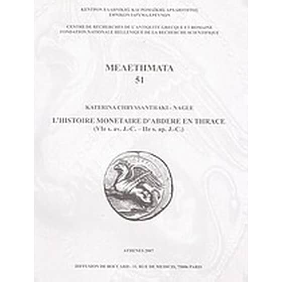 L'histoire monetaire d'abdere en Thrace image 0