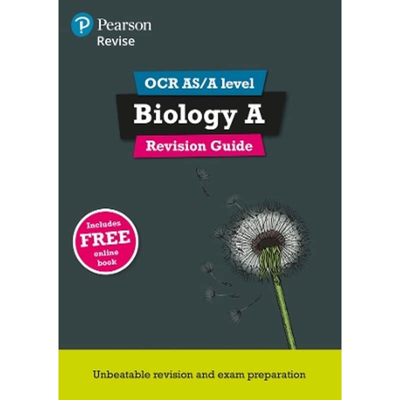 Pearson REVISE OCR AS/A Level Biology Revision Guide inc online edition - 2023 and 2024 exams