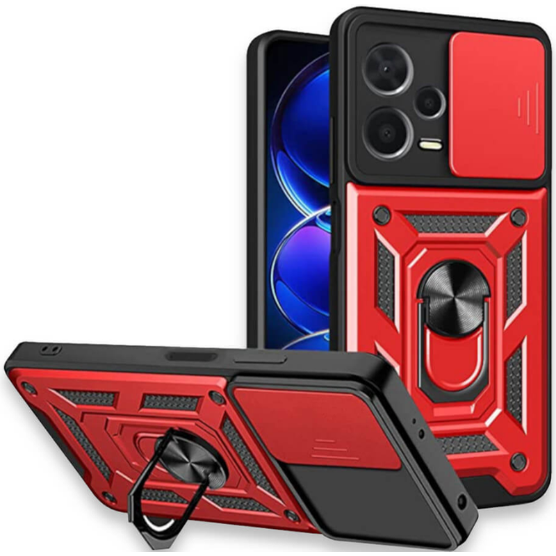 BODYCELL Θήκη Xiaomi Poco X5 - Bodycell Armor Slide - Red