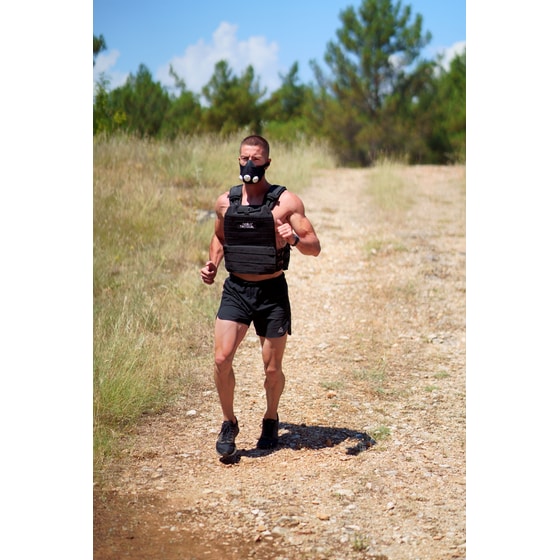 Γιλέκο 6.2kg Ρυθμιζόμενου Βάρους Amila Military Vest 95101 με Αφαιρούμενα Βάρη - Μαύρο image 1
