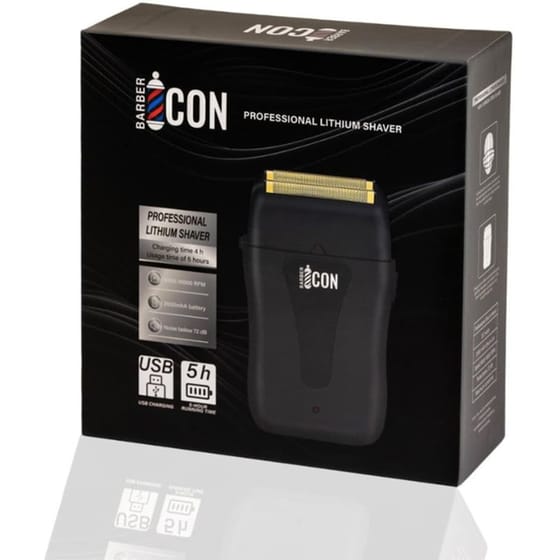 Ξυριστική Μηχανή BARBER ICON Lithium Black Προσώπου image 2