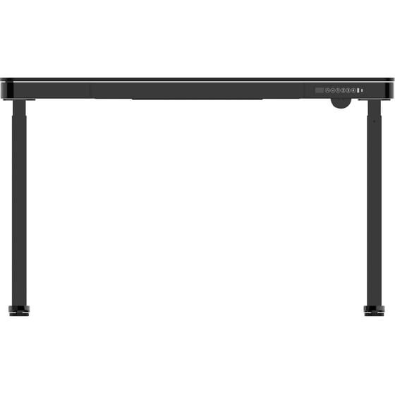 Ηλεκτρικό Γραφείο Gaming ErgoAction E-Desk 2E από Μελαμίνη 120x60 cm - Μαύρο image 4