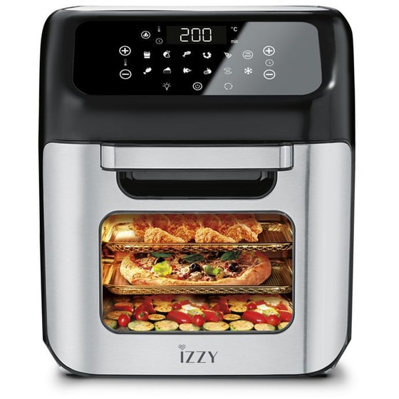 ΙΖΖΥ IZ-8205 XL 6 σε 1 με Πόρτα 1800 W 12 L Ασημί Φριτέζα Αέρος image 4