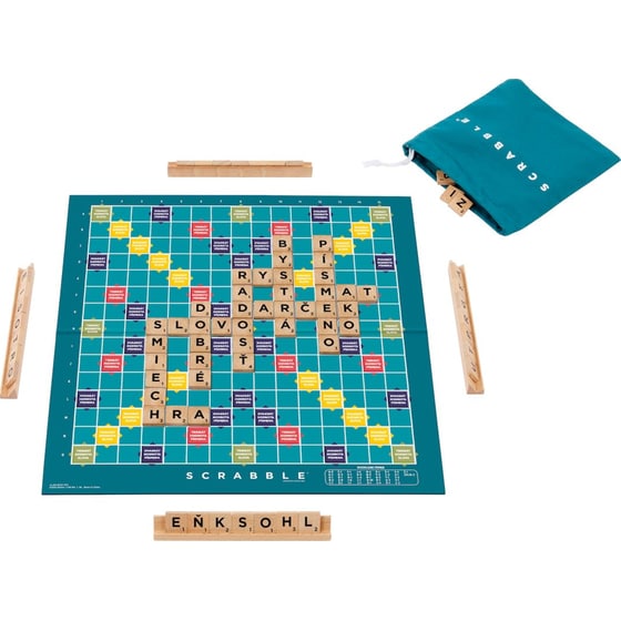 Classic Scrabble & Scrabble Together 2in1 με Ξύλινα Γράμματα Επιτραπέζιο (Mattel) image 4