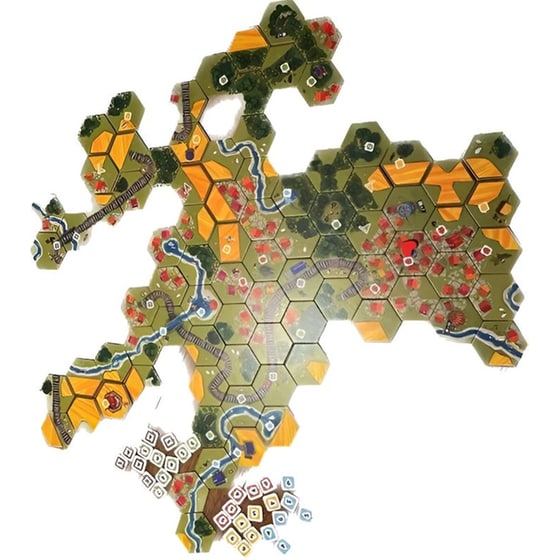 Dorfromantik: The Board Game Επιτραπέζιο (PEGASUS SPIELE) image 1