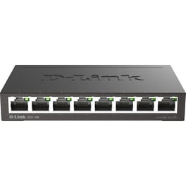 D-Link DGS-108 Network Switch Unmanaged L2 Gigabit Ethernet (1000 Mbps) 8-Port