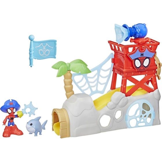 Hasbro Marvel Spidey And His Amazing Friends Waterwebs Spidey Island (g0665) image 2