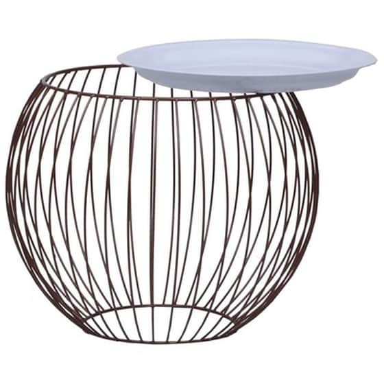 Σετ Τραπεζάκια Σαλονιού VidaXL από MDF 51x41cm 2 Τμχ - Χρυσά image 4