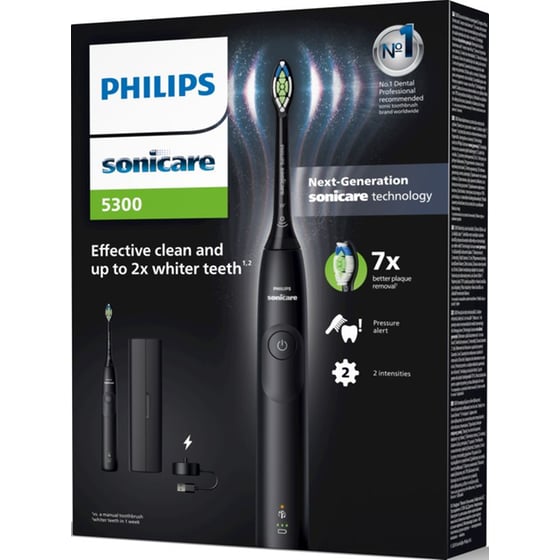 Ηλεκτρική Οδοντόβουρτσα PHILIPS Sonicare 5300 HX7101/02 - Μαύρο image 3