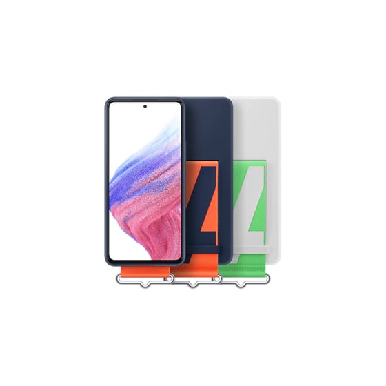 ΘΗΚΗ ΚΙΝ SAMSUNG A53 SILICONE STRAP NAVY image 5