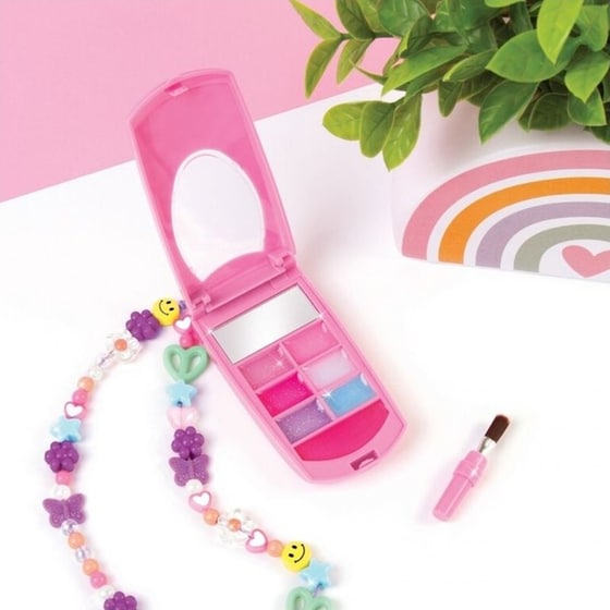 Make It Real Flip Phone Lip Gloss Set and DIY Lanyard (2329) image 2