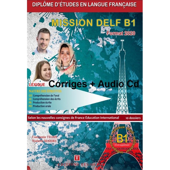 Mission Delf B1 Corriges + CD Format 2020 image 0