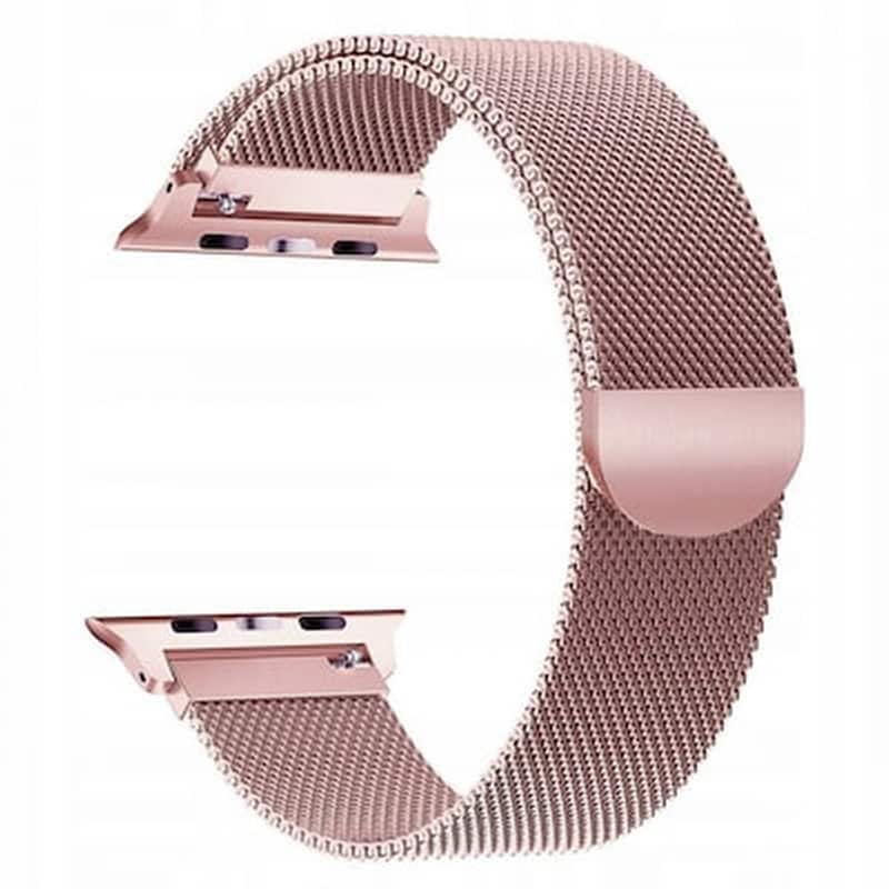 TECH-PROTECT Λουράκι Tech-Protect Milanese για Apple Watch 42/44/45mm - Ροζ Χρυσό