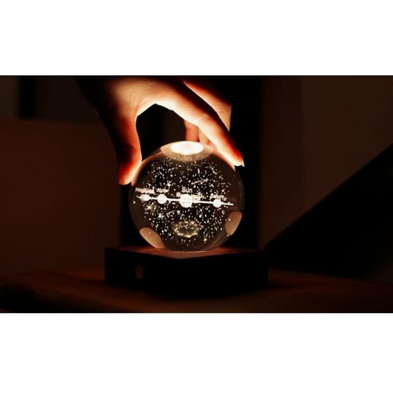 Κρυστάλλινη Σφαίρα Gingko 3D Laser Solar System image 5