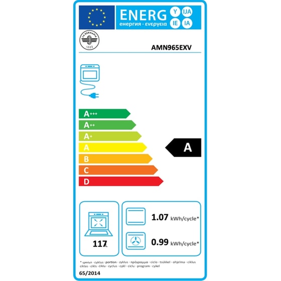 LA GERMANIA AMN965EXV(GN) 117 Lt Inox Κουζίνα Μεικτή Φυσικού Αερίου image 3