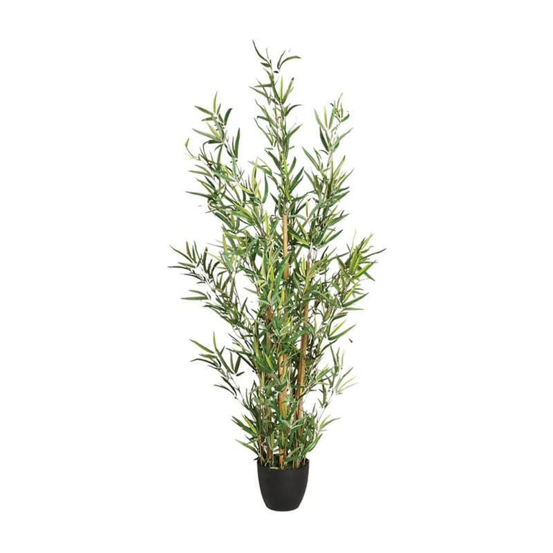 ATMOSPHERA Τεχνητό Φυτό Bamboo Atmosphera σε Γλάστρα 110342 120 cm - Πράσινο