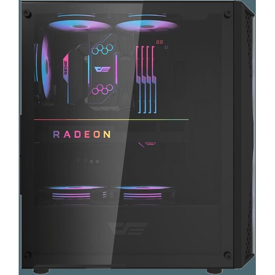 Κουτί Desktop DK352 Plus Midi Tower - Black image 5