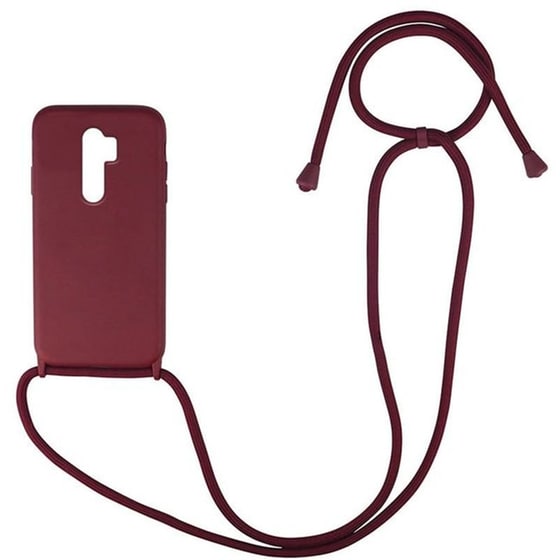 Θήκη Xiaomi Redmi 9 - Sonique Carryhang Με Κορδόνι - Μπορντό image 0