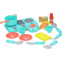 Παιδικά Eddy Toys 18540 Κουζινικά Σετ 18 Τεμαχίων - 65.5x57x36 cm