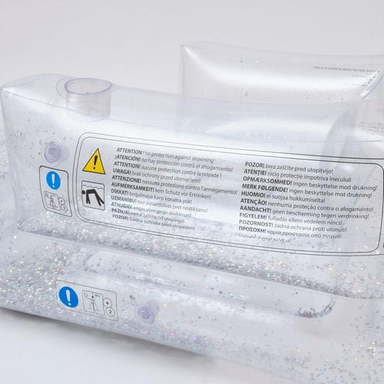 Στρώμα Θαλάσσης SunnyLife Lilo 85 cm - Διαφανές/Glitter image 6