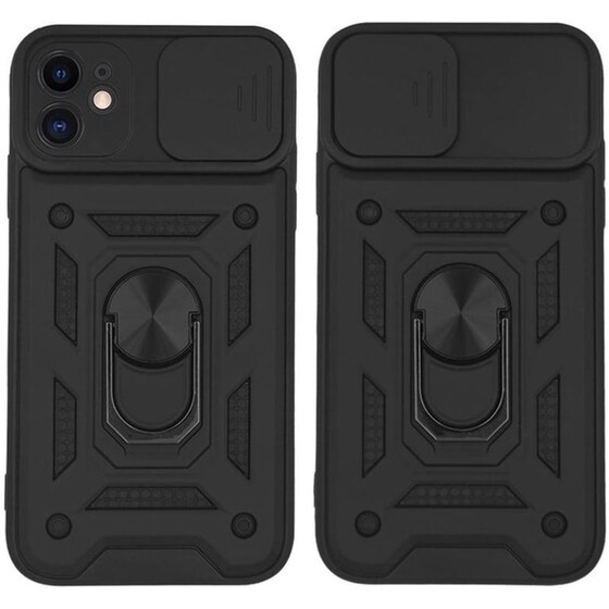 Θήκη Apple iPhone 11 - Sonique Ring Armor Campro - Μαύρο image 0
