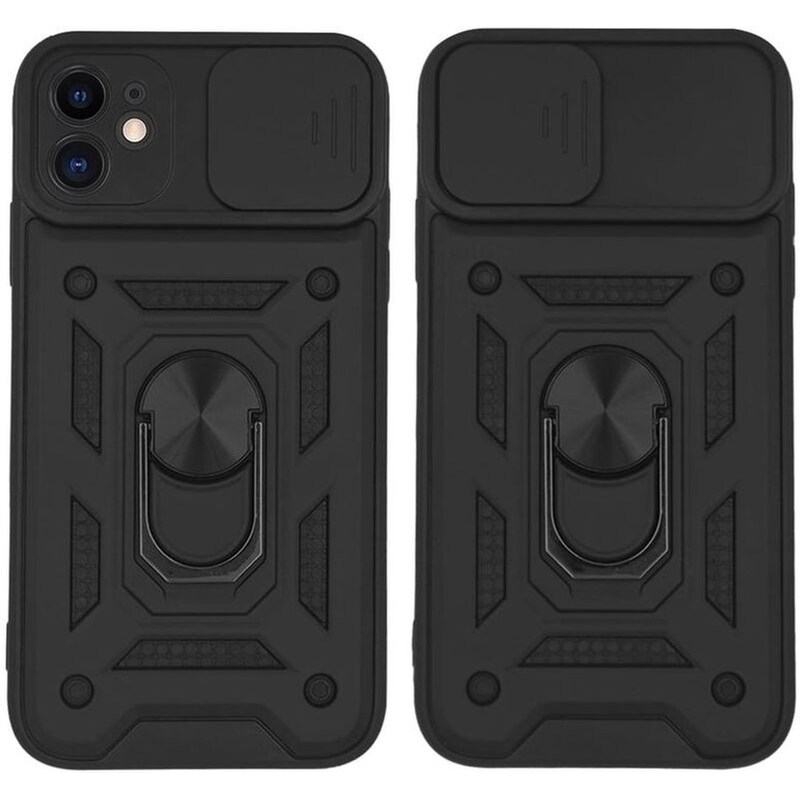 Θήκη Apple iPhone 11 - Sonique Ring Armor Campro - Μαύρο