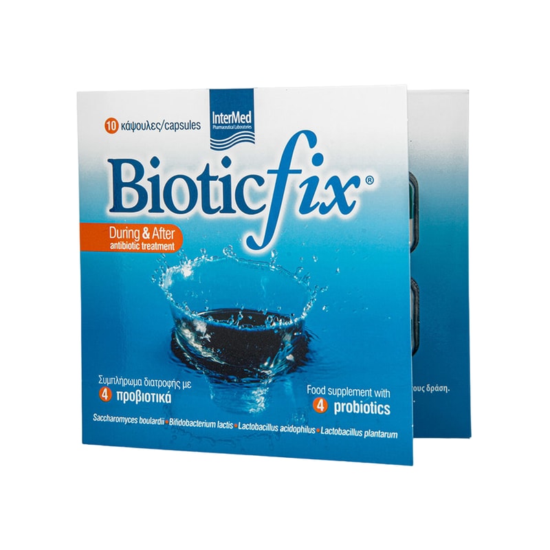 Προβιοτικό Intermed Biotic Fix - 10 κάψουλες φωτογραφία