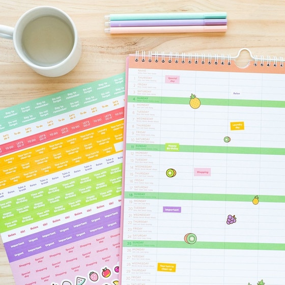 Ημερολόγιο Πλάνο Τοίχου Μηνιαίο Erik 2024/2025 16M Pusheen image 3