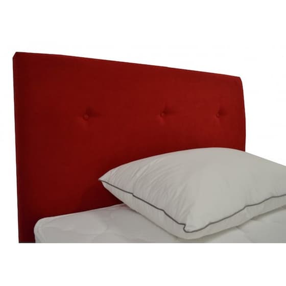 Κρεβατι Ημιδιπλο Με Αποθηκευτικο Χωρο Υφασμα Κοκκινο Για Στρωμα 120χ200 image 2