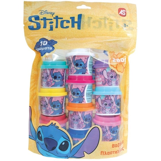 Σετ Πλαστελίνης AS Company σε Σακουλάκι Stitch image 0