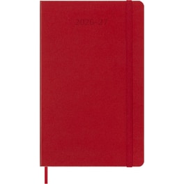 Ημερολόγιο Εβδομαδιαίο 2027 Moleskine 18Μ L Hardcover Κόκκινο
