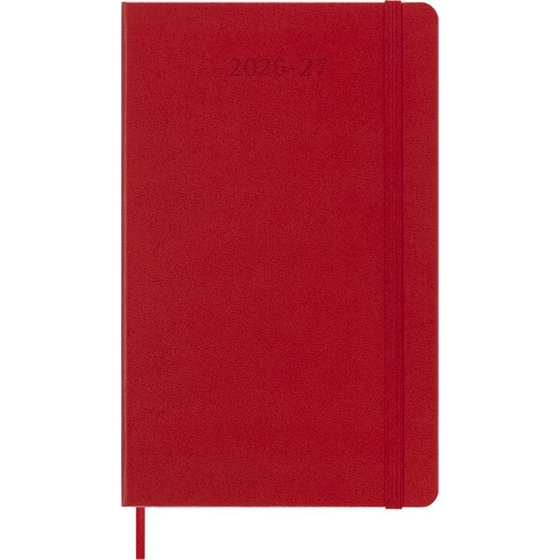 Ημερολόγιο Εβδομαδιαίο 2027 Moleskine 18Μ L Hardcover Κόκκινο image 0