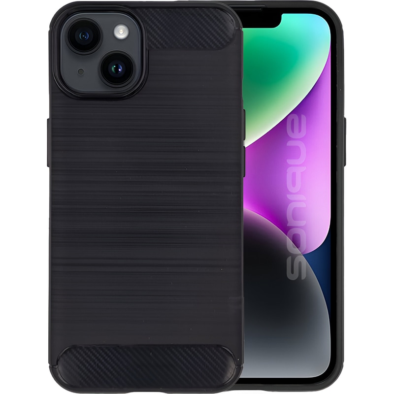 SONIQUE Θήκη Apple iPhone 14 - Sonique Carbon Brushed - Μαύρο